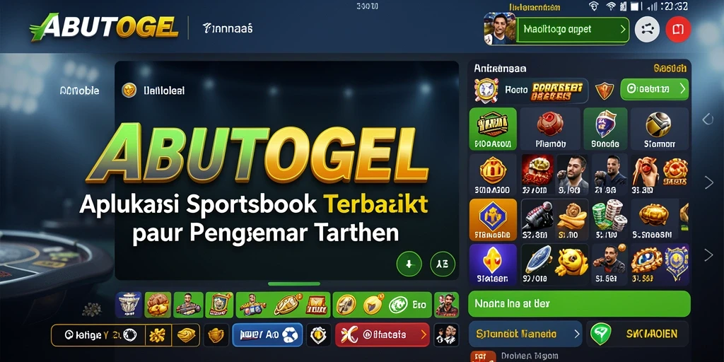 Tampilan permainan sportsbook yang dinamis dan menarik di ABUTOGEL.