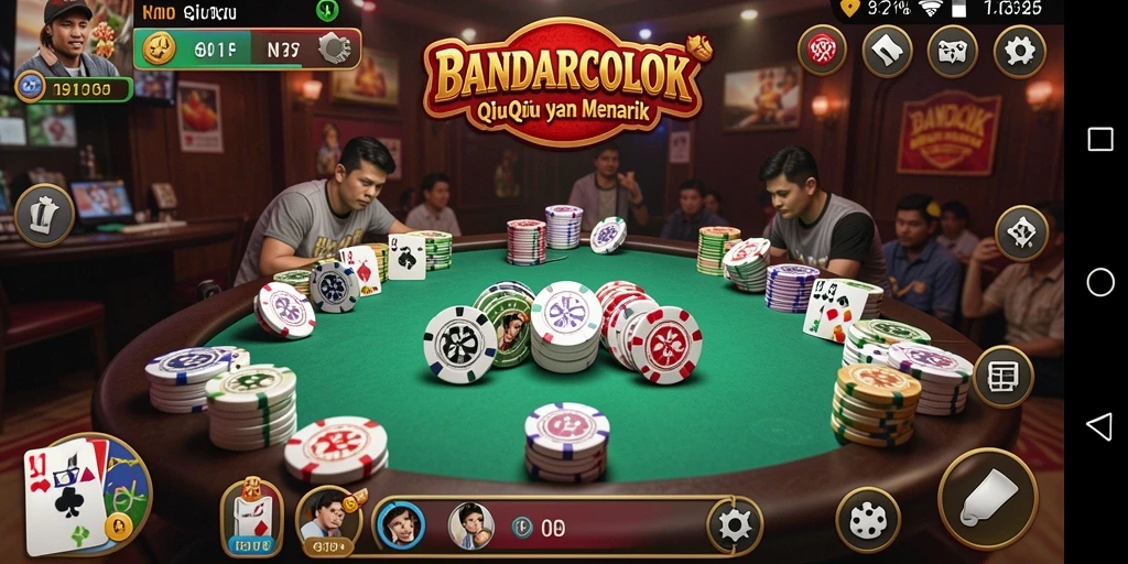 Tampilan gameplay BANDARCOLOK yang menegangkan dan menarik