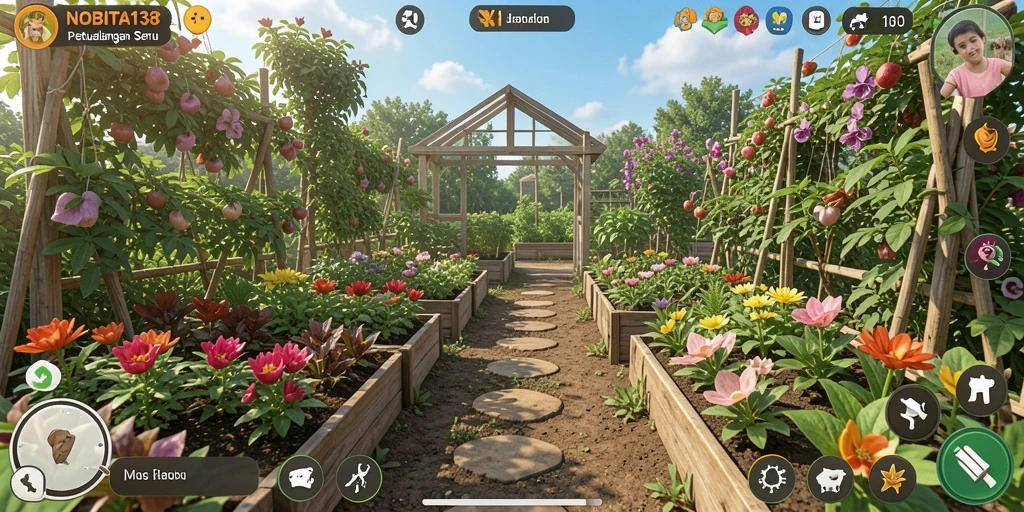 Tampilan gameplay <strong>NOBITA138</strong> yang penuh warna dan interaktif.