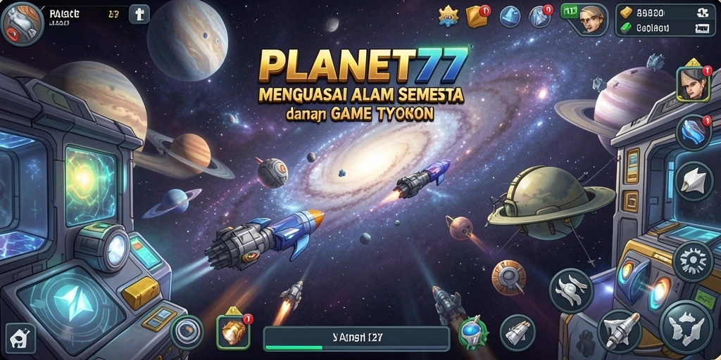 Tampilan permainan Tycoon yang menarik di PLANET77.