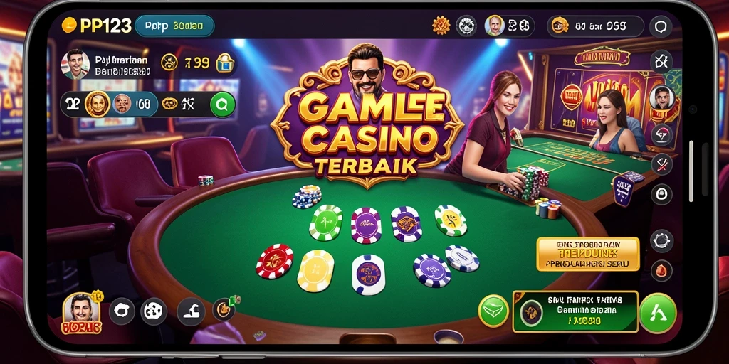 Tampilan gameplay Live Casino yang mengasyikkan di PP123.