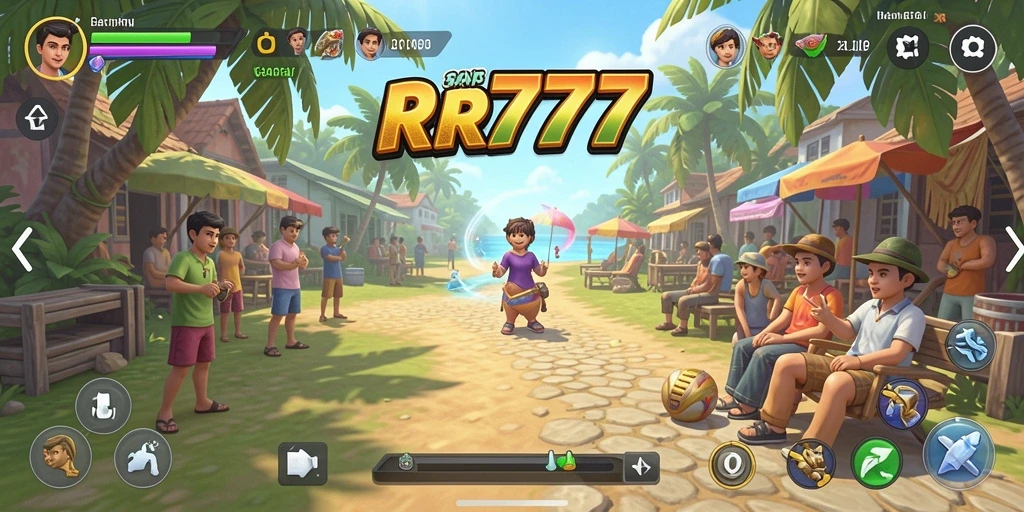 Screenshot gameplay RR777 yang menunjukkan keseruan bermain game Casual.